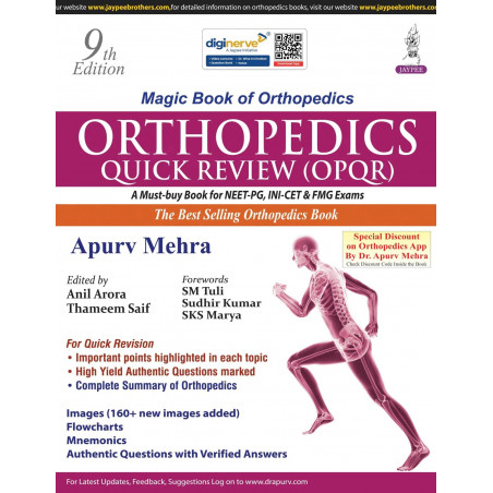 Orthopedics Quick Review (OPQR) book by MEHRA APURV