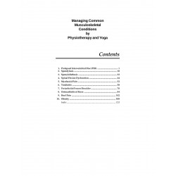 MANAGING COMMON MUSCULOSKELETAL CONDITIONS BY PHYSIOTHERAPY & YOGA book by Mohanty - Back Cover