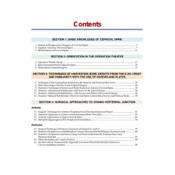 SURGICAL TECHNIQUES IN SPINAL SURGERY CERVICAL SPINE book by Ramani - Back Cover