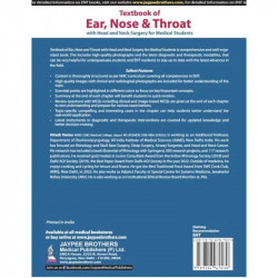 TEXTBOOK OF EAR, NOSE AND THROAT WITH HEAD AND NECK SURGERY FOR MEDICAL STUDENTS: Including Clinical and Pathological Aspect… -
