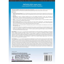 PATHOLOGY SIMPLIFIED: A QUICK REVIEW FOR EXAMINATION PREPARATION book by Harsh Mohan, Ivan Damjanov - Back Cover