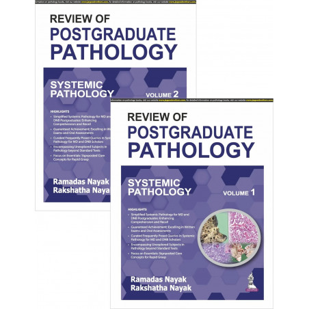 Review of Postgraduate Pathology: Systemic Pathology (2 Vols Set) for MD and DNB Pathology Residents | Organ-System-wise Rap…