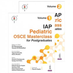 IAP Pediatric OSCE Masterclass for Postgraduates (2 Vols Set) | OSCE Question Bank for MD/DNB Pediatrics Exam with Karyotype… -