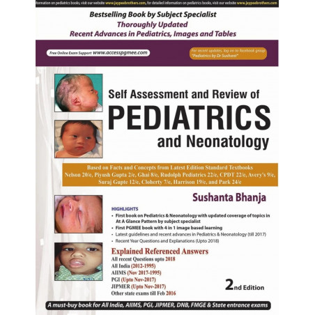 Self-Assessment and Review of Pediatrics and Neonatology book by Sushanta Bhanja