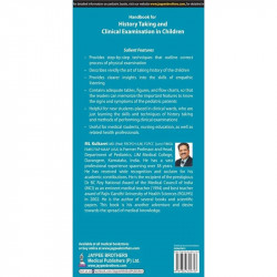 Handbook for History Taking and Examination in Children book by ML Kulkarni - Back Cover