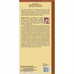 EXERCISE THE ART PEDIATRICS DIAGNOSIS THROUGH SYSTEMATIC CLINICAL SUVEY book by Kumar N Ravi - Back Cover