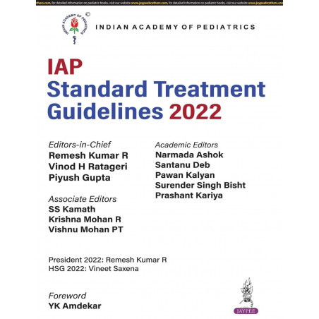 IAP STANDARD TREATMENT GUIDELINES 2022 book by Remesh Kumar