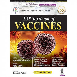 IAP TEXTBOOK OF VACCINES book by Vipin M Vashishtha - Back Cover