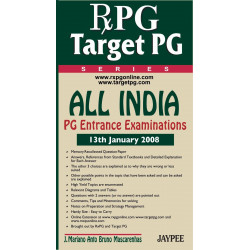All India PG Entrance Examination 13 Jan 2008 (RXPG Target PG Series) book by Bruno