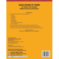 QUICK REVIEW OF PGMEE VOL.1 FOR VARIOUS P.G.MED.ENT.EXA. book by Sharad Chandra - Additional Image 3