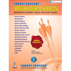 Target Educare’s Notes on Medical Subjects book by Rajeev Chitguppi