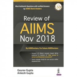 REVIEW OF AIIMS NOV 2018 book by Gaurav Gupta, Ankesh Gupta - Back Cover