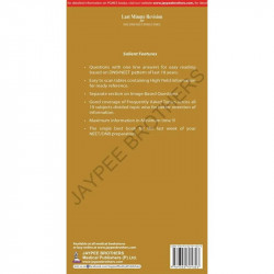LMR LAST MINUTE REVISION FOR NBE/DNB/NEET/PGMEE/FMGE book by Mathew R. John - Back Cover