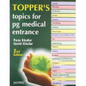 TOPPER'S TOPICS FOR PG MEDICAL ENTRANCE book by Khullar