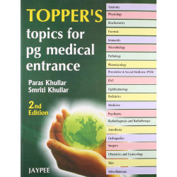 TOPPER'S TOPICS FOR PG MEDICAL ENTRANCE book by Khullar