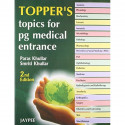 TOPPER'S TOPICS FOR PG MEDICAL ENTRANCE book by Khullar - Back Cover