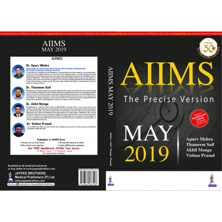 AIIMS: THE PRECISE VERSION MAY 2019 book by Apurv Mehra, Thameem Saif