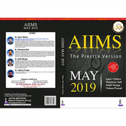 AIIMS: THE PRECISE VERSION MAY 2019 book by Apurv Mehra, Thameem Saif - Back Cover