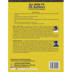 ALL INDIA PG 20 AUTHORS FOR ALL INDIA PG ENTRANCE EXAMINATION (VOL.1) book by Rajamahendran R - Additional Image 3