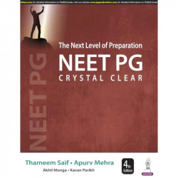 THE NEXT LEVEL OF PREPARATION NEET PG CRYSTAL CLEAR 2016-2022 book by Thameem Saif - Back Cover