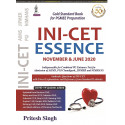 INI-CET Essence (November & June 2020) book by Pritesh Singh