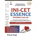 INI-CET Essence (November & June 2020) book by Pritesh Singh - Back Cover