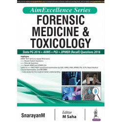 AIM EXCELLENCE SERIES FORENSIC MEDICINE & TOXICOLOGY book by Snarayan M