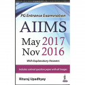 AIIMS MAY 2017 NOV 2016 (PG ENTRANCE EXAMINATION) book by Rituraj Upadhyay - Back Cover