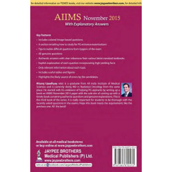 AIIMS NOVEMBER 2015 :PG ENTRANCE EXAMINATION(WITH EXPLANATORY ANSWERS) book by Upadhyay Rituraj - Additional Image 3