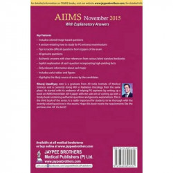 AIIMS NOVEMBER 2015 :PG ENTRANCE EXAMINATION(WITH EXPLANATORY ANSWERS) book by Upadhyay Rituraj - Additional Image 4