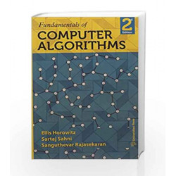 Fundamentals of Computer Algorithms(second edition) by Sahni Horowitz Book-9788173716126