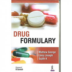 Drug Formulary book by George Mathew - Back Cover