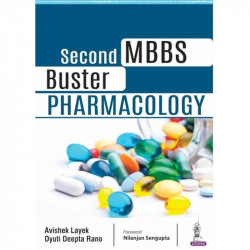 Second MBBS Buster Pharmacology book by Layek Avishek - Back Cover
