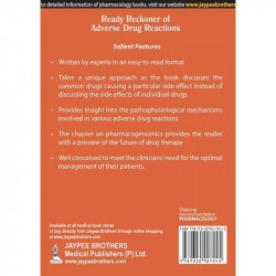 Ready Reckoner of Adverse Drug Reactions book by Paul Yash - Back Cover