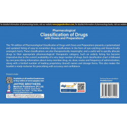 Pharmacological Classification of Drugs with Doses and Preparations, 7/E for MBBS Students & NEET PG | Ready Reckoner of Dru… -