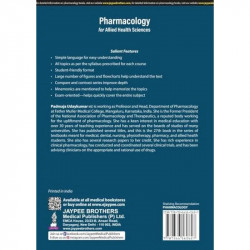Pharmacology for Allied Health Sciences for BSc Allied Health, B.Pharm and Physiotherapy Students | Systemwise Drug Coverage… -