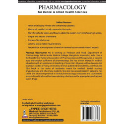 Pharmacology for Dental and Allied Health Sciences, 5/E for BDS and Allied Health Students | Revised Drug Reference with Mne… -