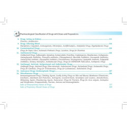 Pharmacological Classification of Drugs with Doses and Preparations, 7/E for MBBS Students & NEET PG | Ready Reckoner of Dru… -