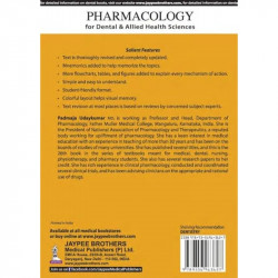 Pharmacology for Dental and Allied Health Sciences, 5/E for BDS and Allied Health Students | Revised Drug Reference with Mne… -