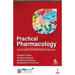 Practical Pharmacology, 6/E for MBBS 2nd Year Students | CBME-Based Practical and Viva Guide with Prescription Writing, ADR…