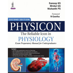 Physicon: The Reliable Icon in Physiology Exam Preparatory Manual for Undergraduates book by Sanoop KS.
