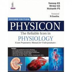 Physicon: The Reliable Icon in Physiology Exam Preparatory Manual for Undergraduates book by Sanoop KS. - Back Cover