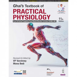 Ghai's Textbook of Practical Physiology, 11/E for MBBS 1st Year Students | As per Revised CBME Curriculum (UGMEB/ NMC) | Wit… -