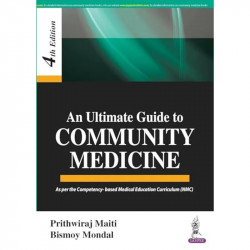 AN ULTIMATE GUIDE TO COMMUNITY MEDICINE book by Prithwiraj Maiti - Back Cover
