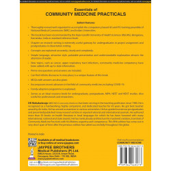 Essentials of Community Medicine Practicals, 5/E for MBBS Students | PSM Practical Manual with Case Studies, Spotters, Field… -