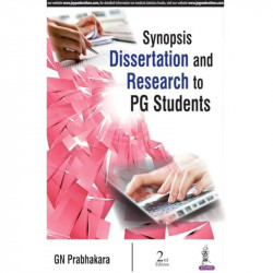 Synopsis Dissertation and Research to PG Students book by Prabhakara Gn - Back Cover