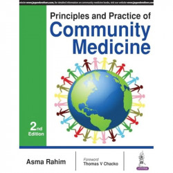 PRINCIPLES AND PRACTICE OF COMMUNITY MEDICINE book by Asma Rahim - Back Cover