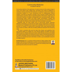 COMMUNITY MEDICINE A STUDENT'S MANUAL book by Parikshit Sanyal - Additional Image 3