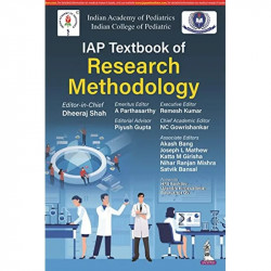 IAP TEXTBOOK OF RESEARCH METHODOLOGY book by Dheeraj Shah - Back Cover