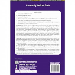 Community Medicine Buster, 5/E for MBBS Students as per the CBME Curriculum (NMC) | 10 Years' Solved Question Papers from 30… -